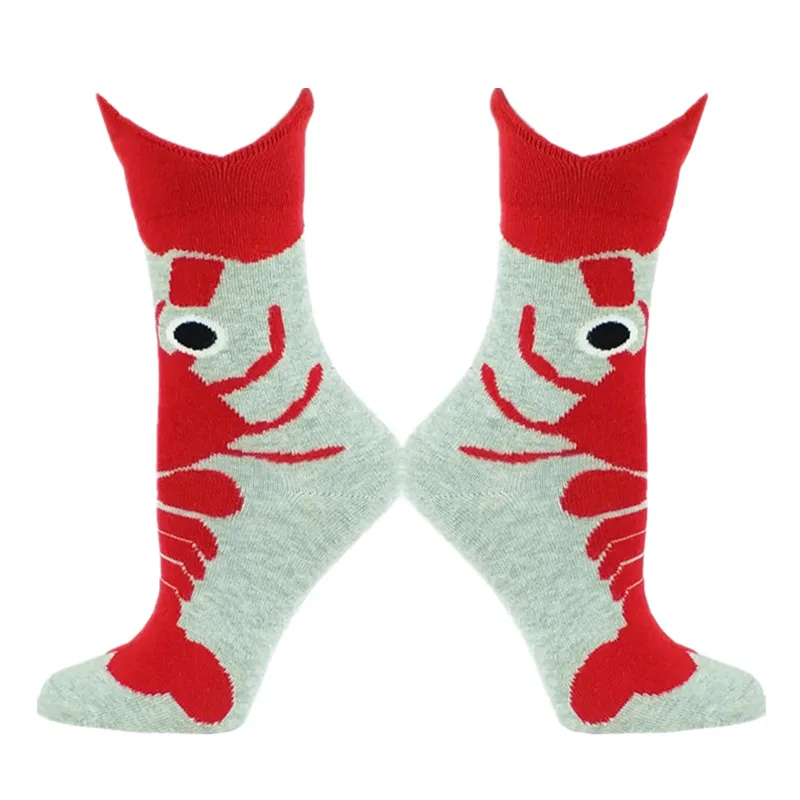 

Women's Happy Funny Lobster Socks