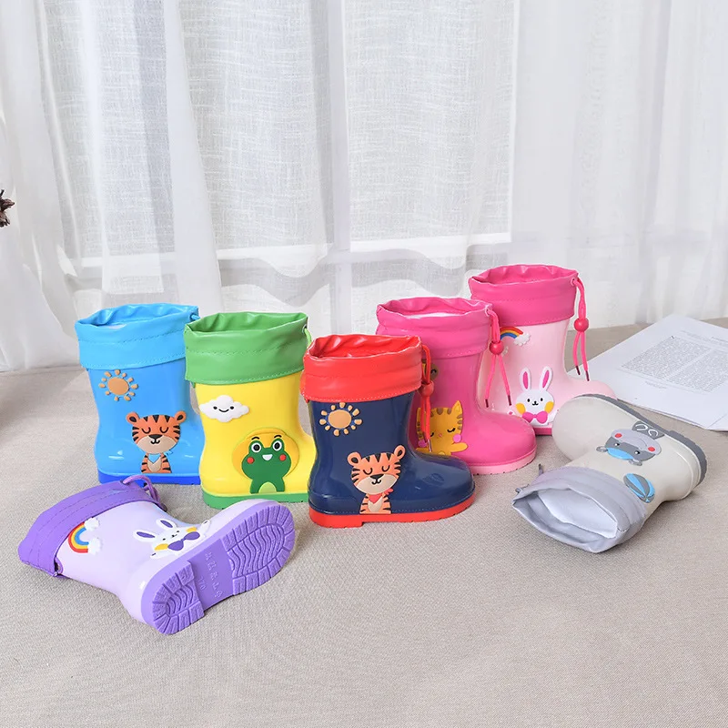 Водонепроницаемые резиновые сапоги из ПВХ для мальчиков и девочек | Детская