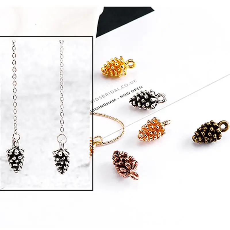 50 шт. Новогодняя подвеска в виде конуса сосны|Шармы| |