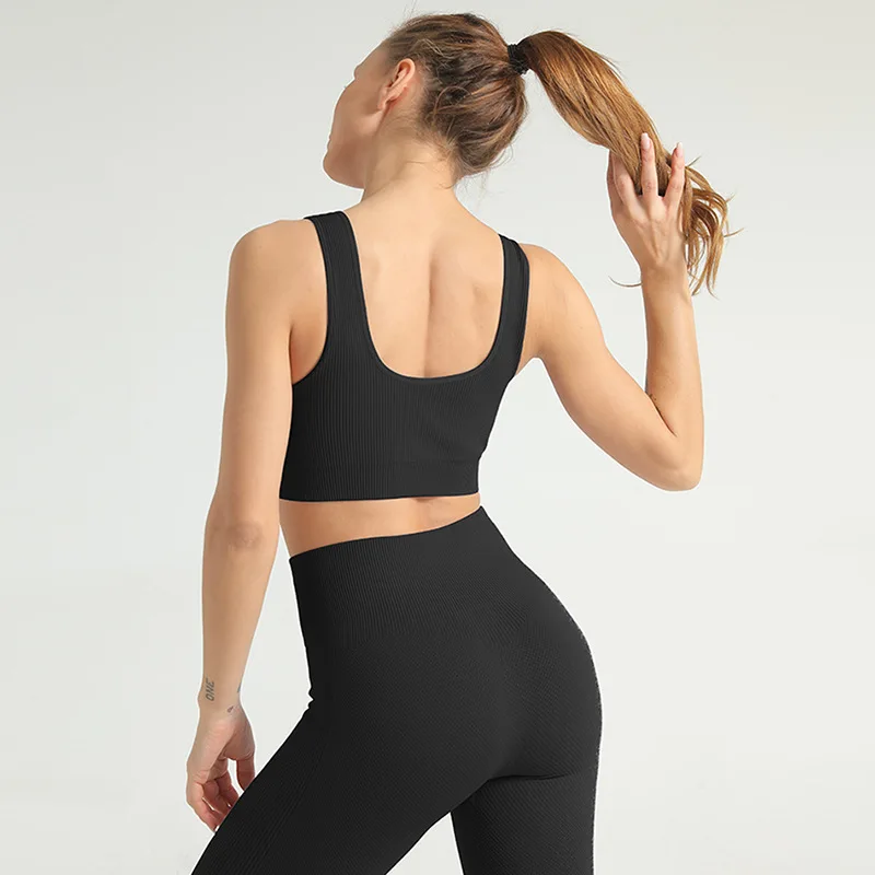 

Backless Bra Women's Crop Tops Sports Bras Top For Women Bralette Top Sport Top Bra With Padding Female Seamless Underwear