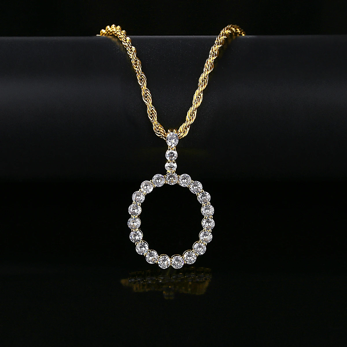 

JINSE New Initial Letter Necklace Silver Gold Color 26 Letters Charm Necklaces Pendants Copper CZ Jewelry Personal Necklace Gift