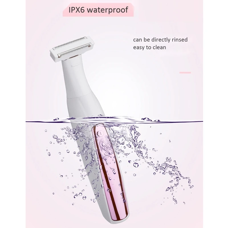 

3In1 Electric Hair Removal Apparatus Cleansing Brush Electric Eyebrow Bikini Trimmer For Women