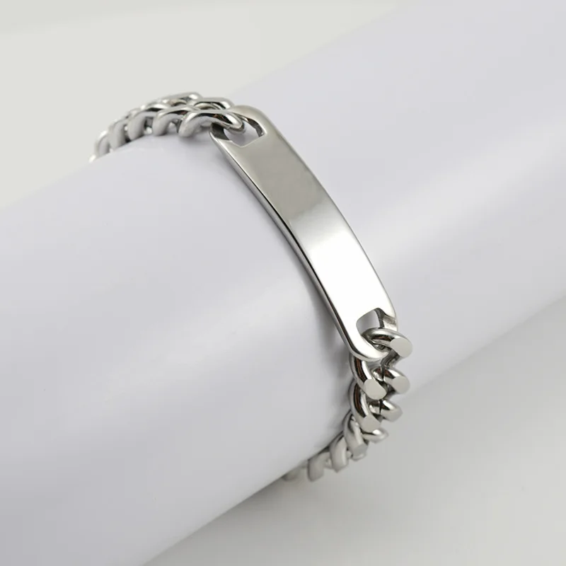 

Men's bracelet Men's gifts Couple bracelet 2021 new fashion hip hop jewelry bisuteria acero inoxidable mujer браслеты на руку же