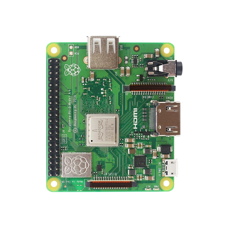 Оригинальный Raspberry Pi 3 Модель B + 1 4 ГГц 64 бит ядра Процессор 2 и 5 Беспроводной LAN