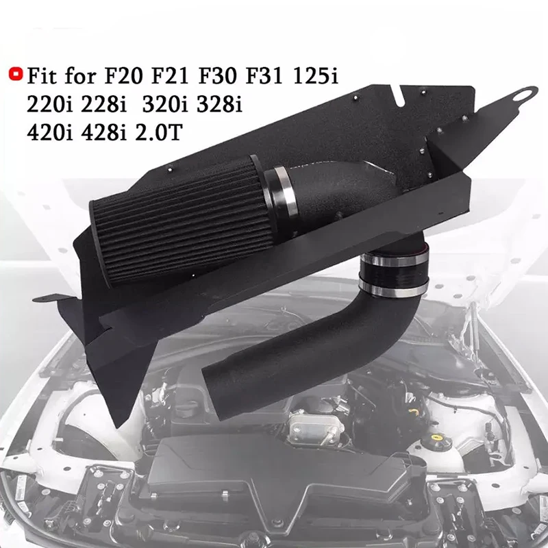 Набор воздухозаборных труб для с фильтром BMW F20 F21 F30 F31 125i 220i 228i 320i 328i 420i 428i 2 0 T