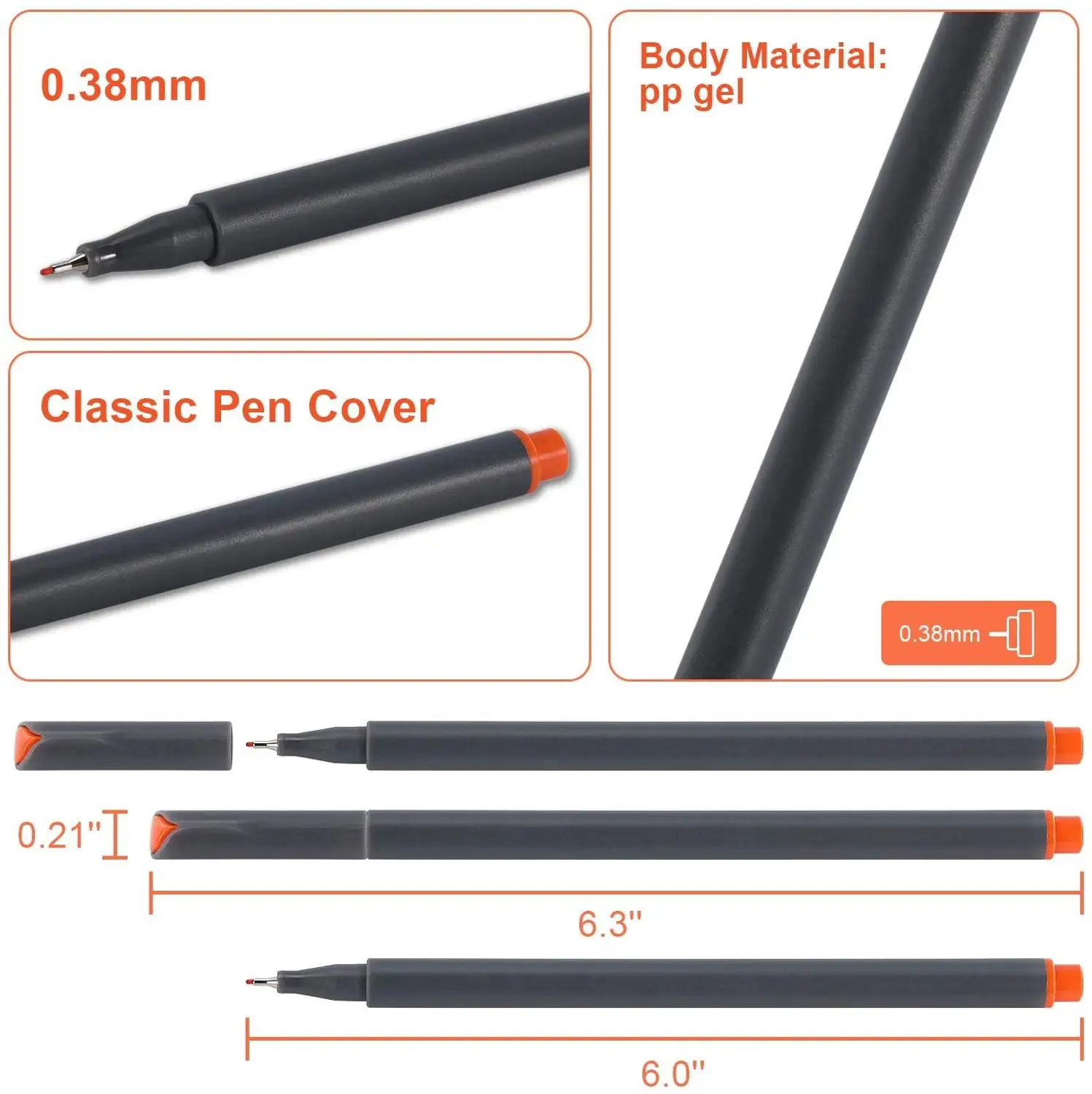 10 цветов тонкая грань набор ручек для рисования 0 38 мм тонко пишущие маркер