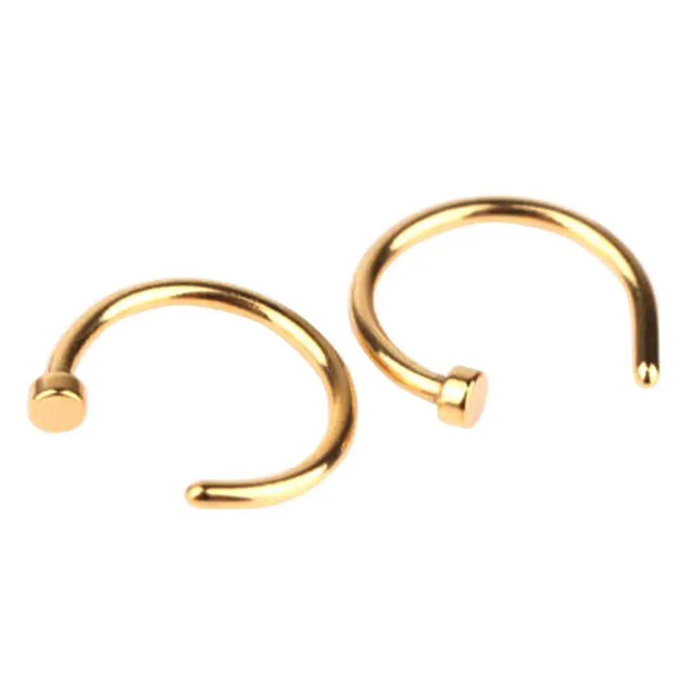5 шт./компл. кольцо для носа из нержавеющей стали модный пирсинг | Украшения и