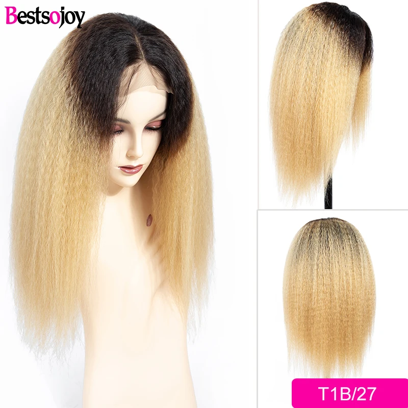 Bestsojoy кудрявые прямые Синтетические волосы на кружеве парики из натуральных