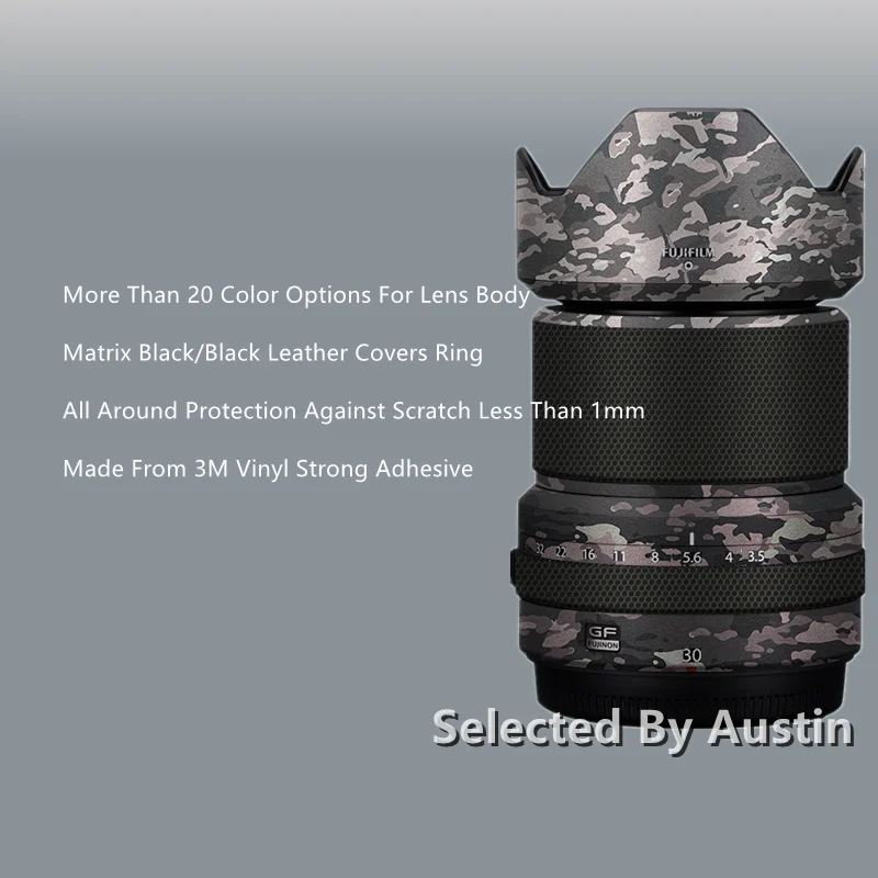 

GF30 Lens Decal Skin For Fuji GF30 f3.5 Wrap Film Anti-Scratch Cover Sticker Protector Case