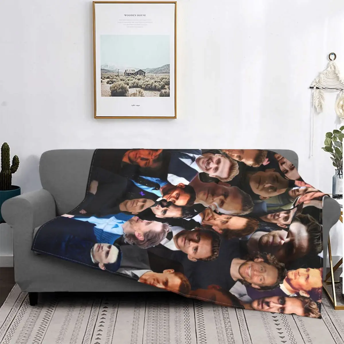 

Tom Hiddleston Photo Collage Blanket Loki Bedspread Plush Ultra Soft Cover Fleece Throw Blanket Bedding Bed Picnic Fluffy Art