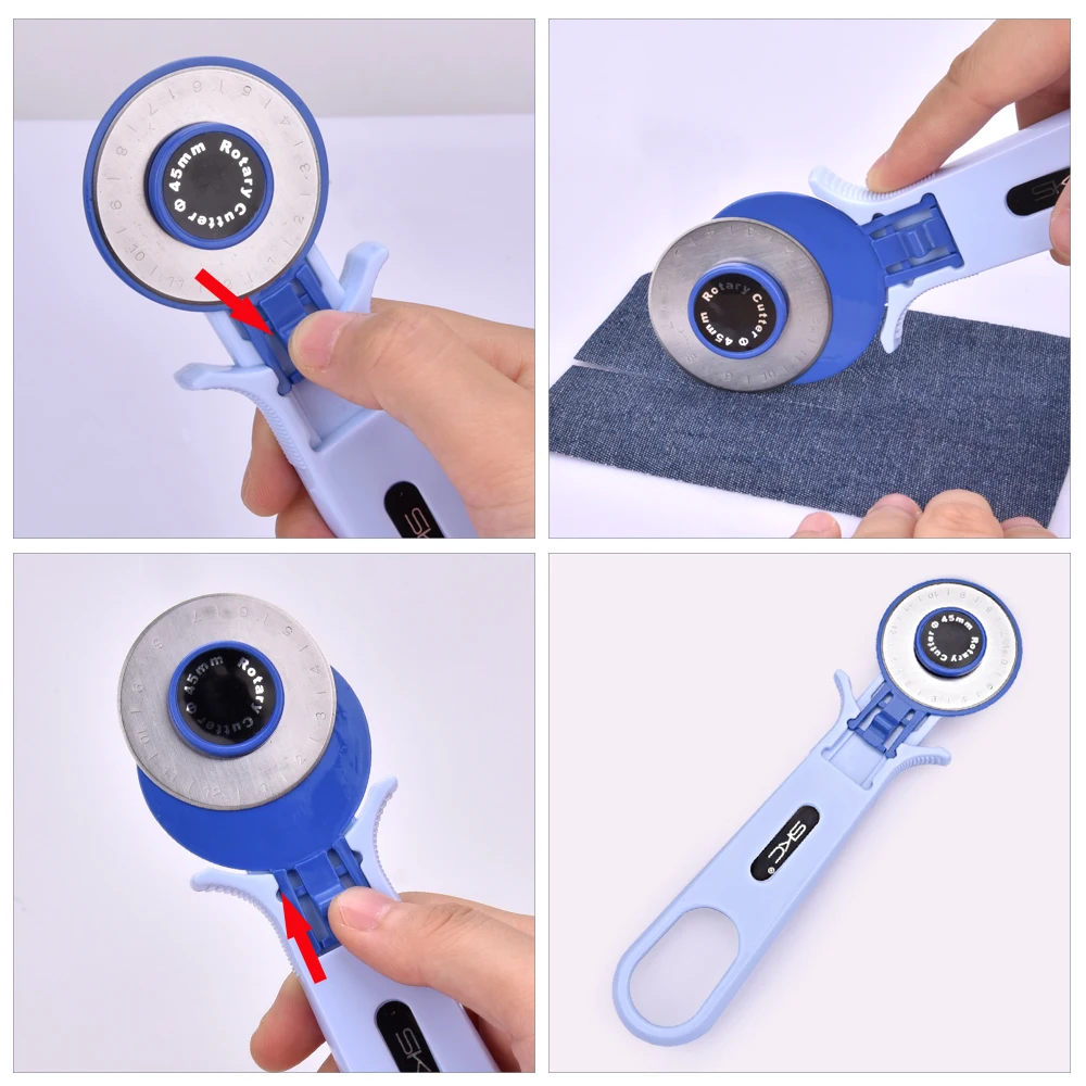 Вращающиеся режущие лезвия 45 мм/28 мм круговой резак для ткани круговая стеганая