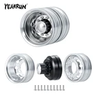 Задние ступицы колеса YEAHRUN из алюминиевого сплава для 114 Tamiya RC Тракторная модель грузовика обновленные запасные части для автомобилей Аксессуары