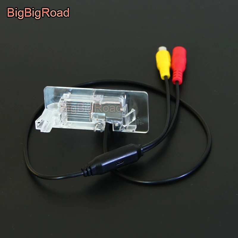 Камера заднего вида BigBigRoad для Skoda Rapid Hatchback / Liftback 2012-2015 Octavia 3 HD CCD | Автомобили и