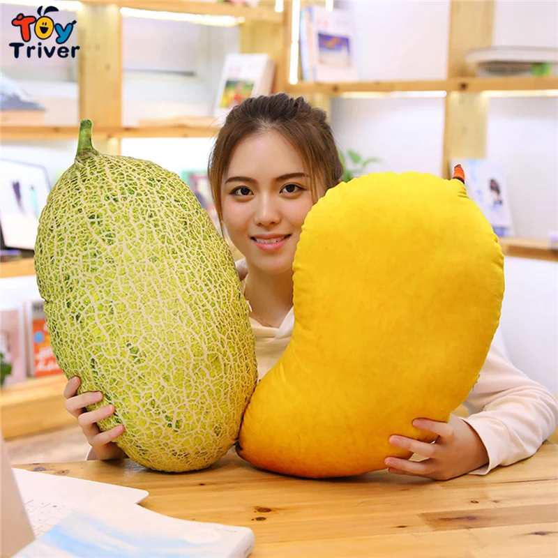 Подушка в виде фруктов кукла картофель брокколи клубника яблоко дуриан морковь
