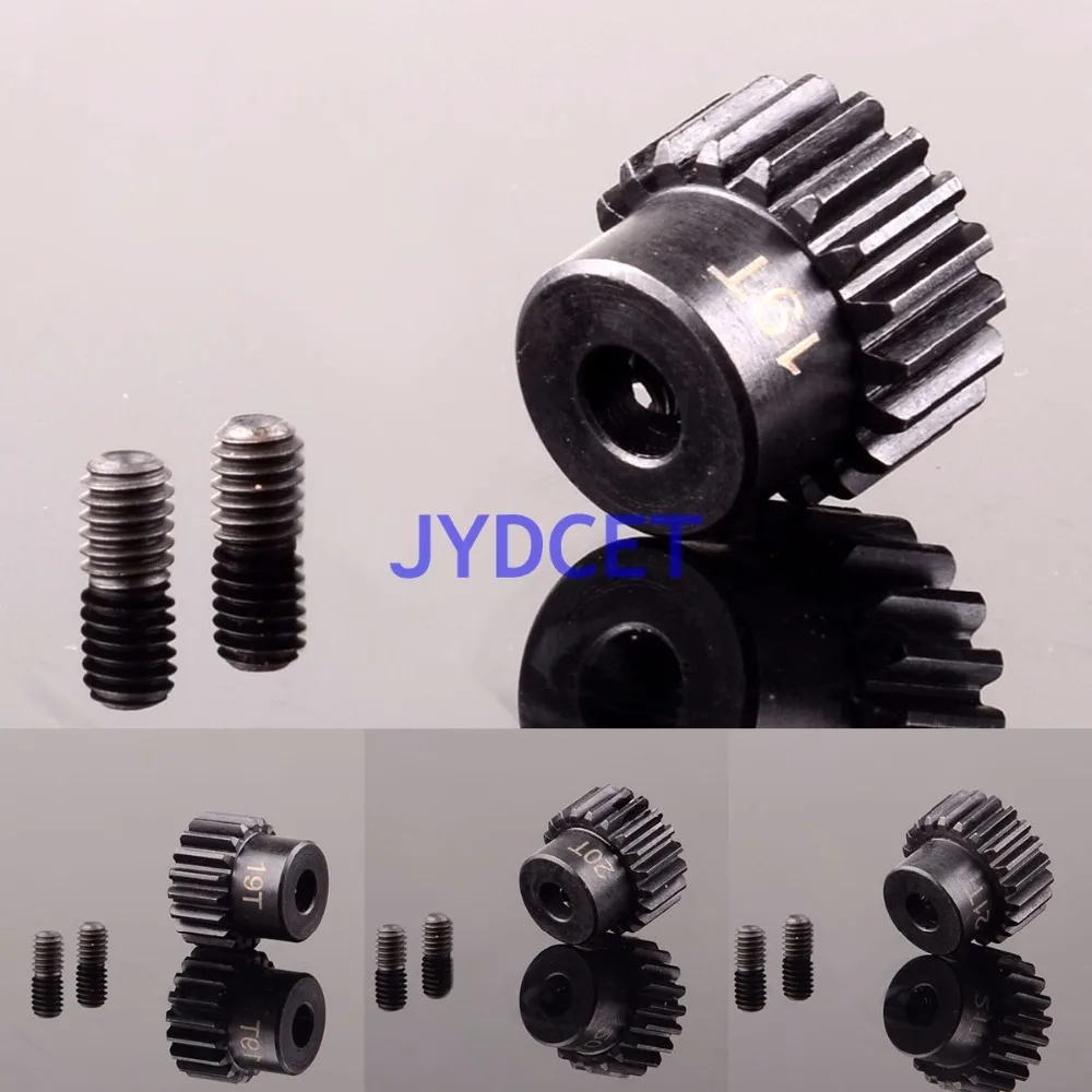

5644/5640 1P Hard Steel Moter Gear/Pinion Gear 19T 20T 21T M0.8 32P 5MM Fit for RC Car 1/10 Traxxas Revo Summit