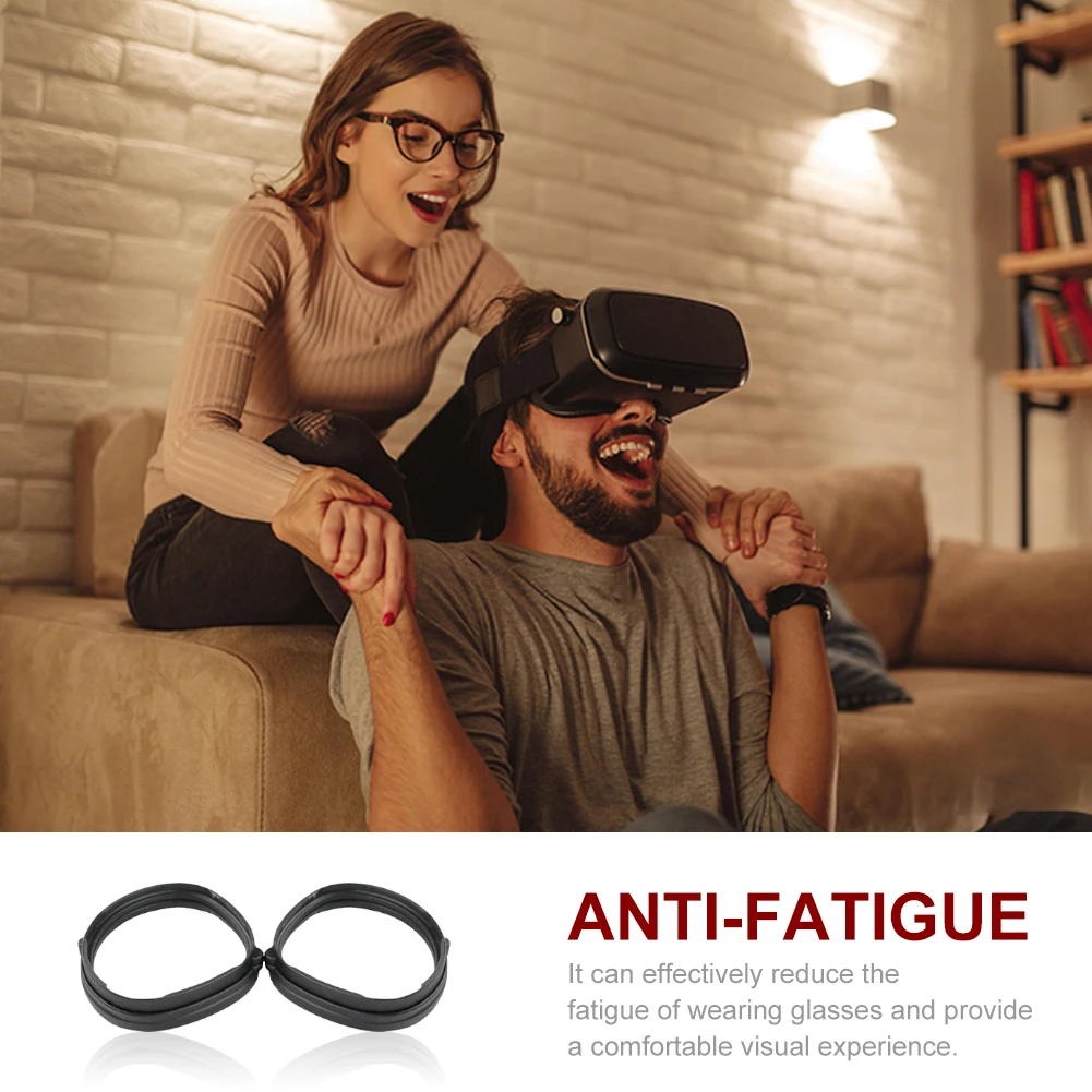 

1pair VR Headset Dustproof Magnetic Fashion Replacement Parts Lens Easy Install Glasses Frame Protective ABS For Oculus Quest 2