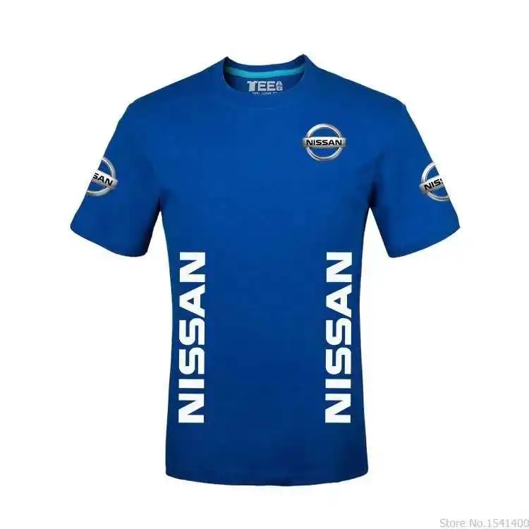 

Mens Short Sleeve Nissan Car Logo Mens T-shirt Summer casual 3DPrint T shirts Fashion Hip Hop Harajuku Male Brand Tee
