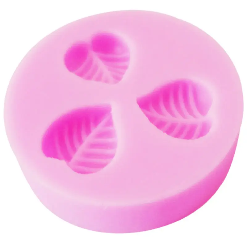 Kaymiklee M052 MinI Leaf Silicone Mold Baking Fondant Cake Chocolate Cookies Pastry Gumpaste Surgar Pudding Mould | Дом и сад
