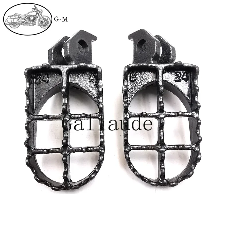 

Steel MX Foot Pegs Rest Pedals Footpegs for Suzuki RM85 RM85L 2003-2011 DR-Z125 DR-Z125L 2003-2006