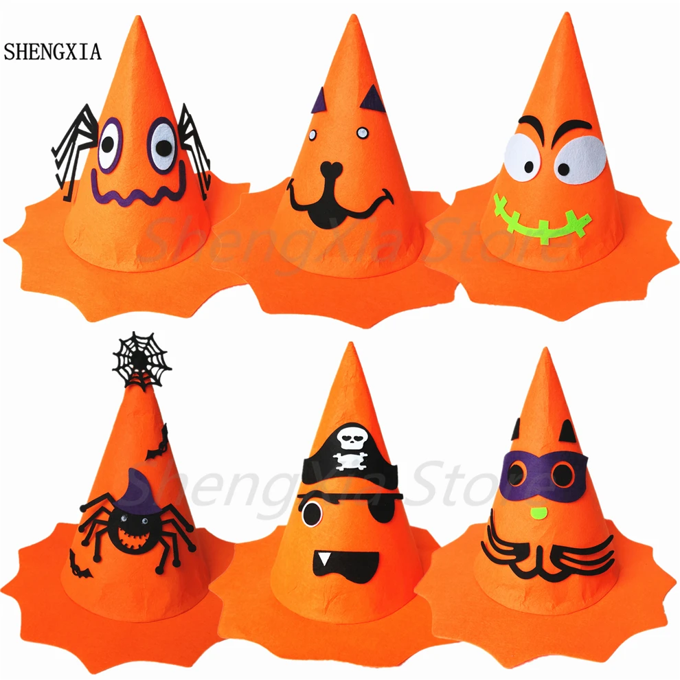 

Halloween witch hat pumpkin hat adult children masquerade dress Cosplay performance party hat