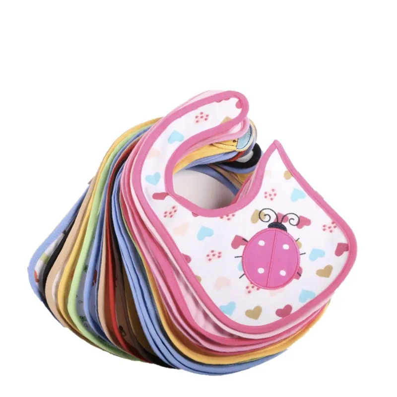 3 шт./лот Смешанные продажи хлопковые детские нагрудники водонепроницаемые