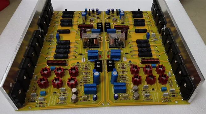 Новый Hi Fi стерео цифровой усилитель мощности платы 500 Вт * 2 4 Ом ссылка Swiss FM711 TT 2SC5200