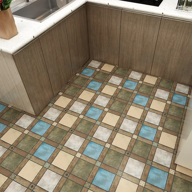 Наклейка на плитку для кухни водонепроницаемая нескользящая