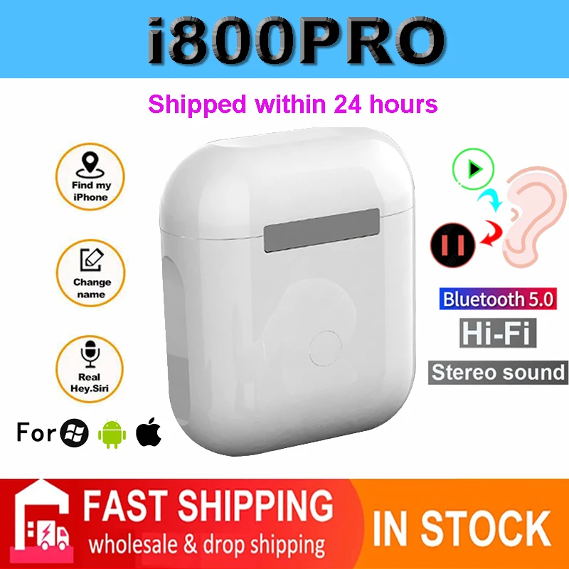 

Original i800 PRO TWS 1:1 GPS Rename Wireless Bluetooth Headsets PK i7 i11 i14 i15 i16 i18 i30 i10 i20 i1000 PLUS i5000 i9000PRO