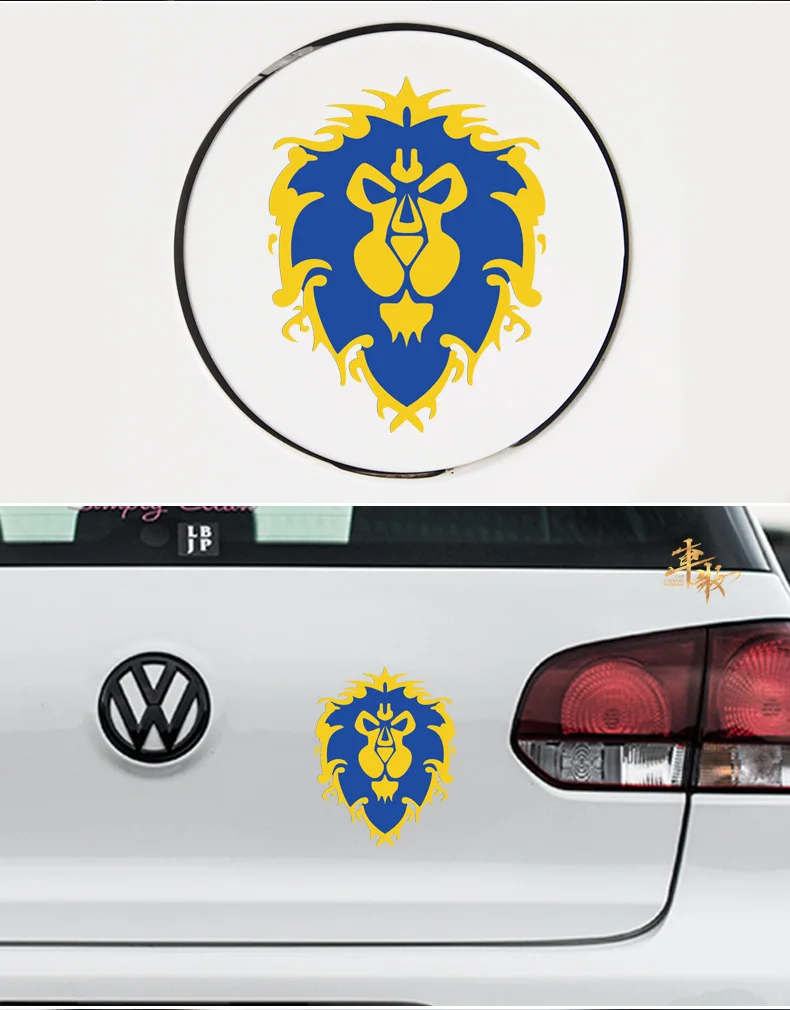 Автомобильная наклейка World of Warcraft Автомобильная наклейка для племенного логотипа Union Badge WOW задняя декоративная наклейка на окно