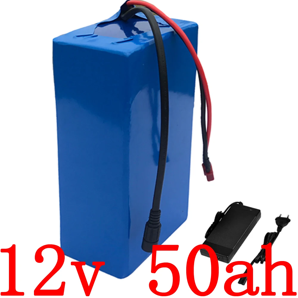 12v 50ah electric bicycle battery 12V 50AH lithium pack 50000mah rechargeable with 12.6V 5A charger | Спорт и развлечения