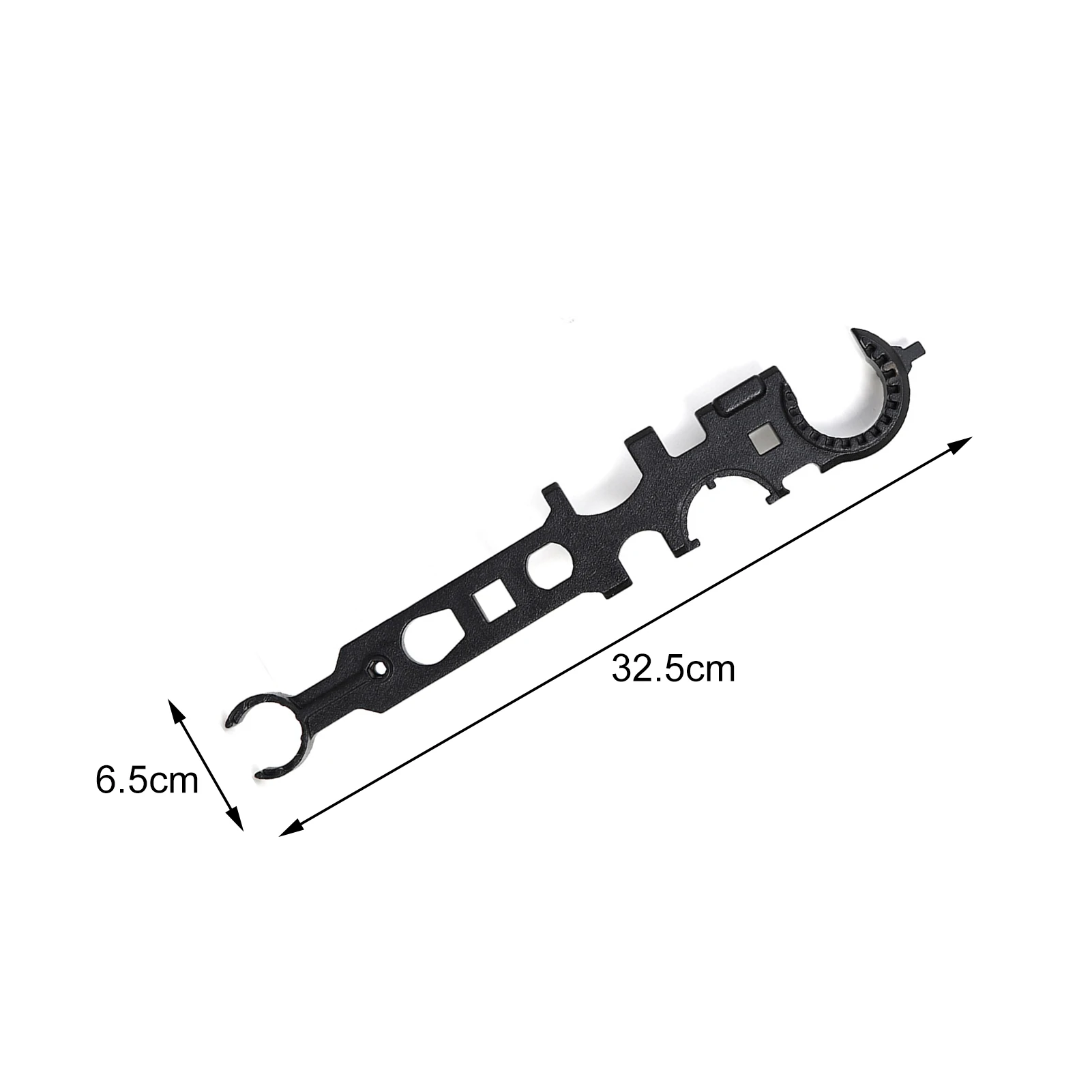 

For AR15/M4 Outdoor Multifunctional Wrench Carbon Steel Spanner Wrench Axle Fit Bicycle Bike Repair Tool Carrying Durable Parts
