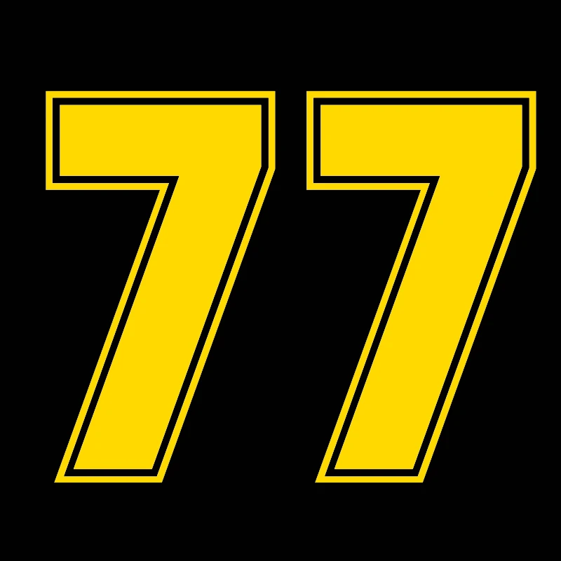 CS-10173# наклейки на авто цифра 77 водонепроницаемые машину наклейка для