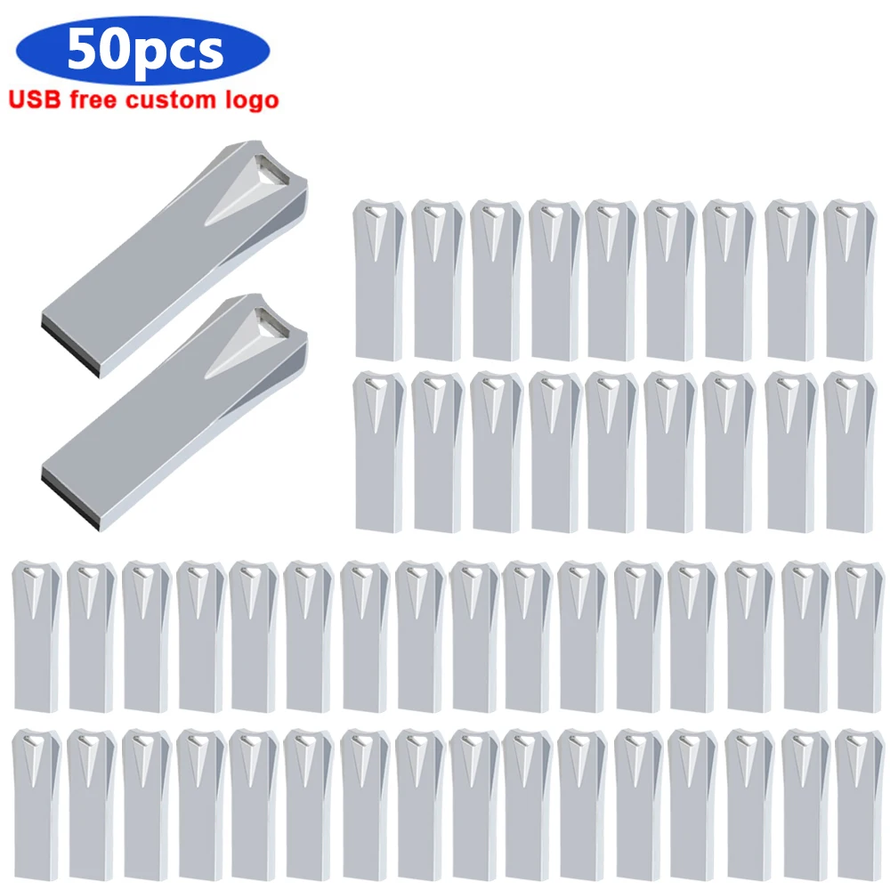 

50pcs USB 2.0 flash drive 8GB 16GB 32GB 64GB 128GB Pen drive waterproof pendrive jump drive thumb drive U disk memory Stick Gift