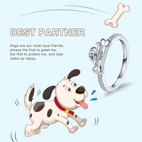 jrsr new 100 925 sterling silver custom dog name commemorate rings 2020 women personalized jewelry gifts free shipping hot sell