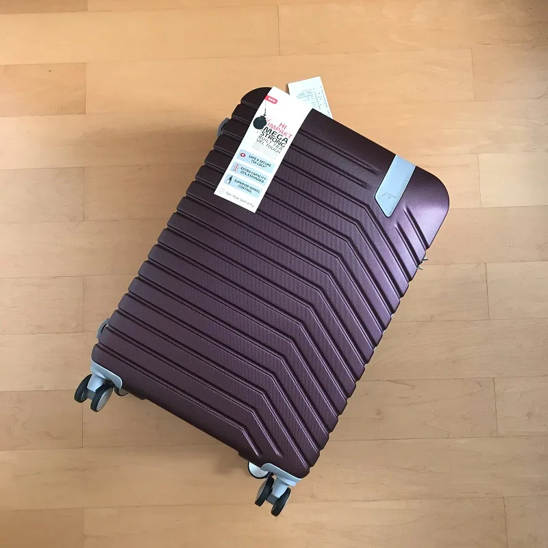 Red wine Мужской британский бренд Rolling чемодан с расширением Женская тележка багаж valise Carry On Дорожная сумка на колесах кабина пансион - Цвет: Red wine