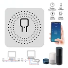 Умный диммер с Wi-Fi, компактный модуль переключателя для умного дома, работает с Alexa Google Home, 12 канала