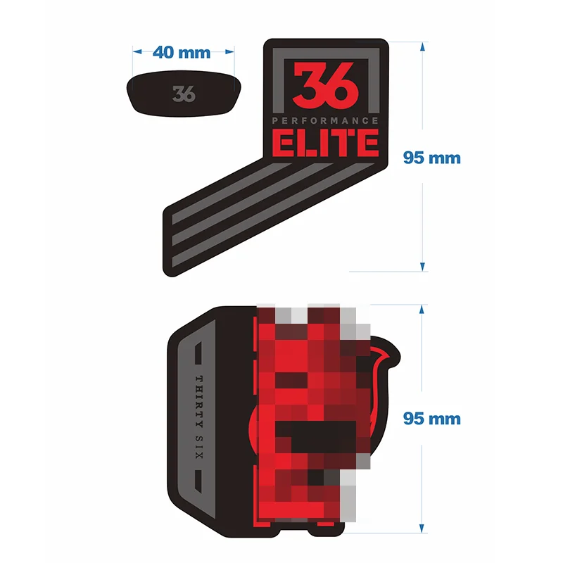 2018-fox float 36 PERFORMANCE elite fork stickers mtb bike fox-36 front decal | Спорт и развлечения