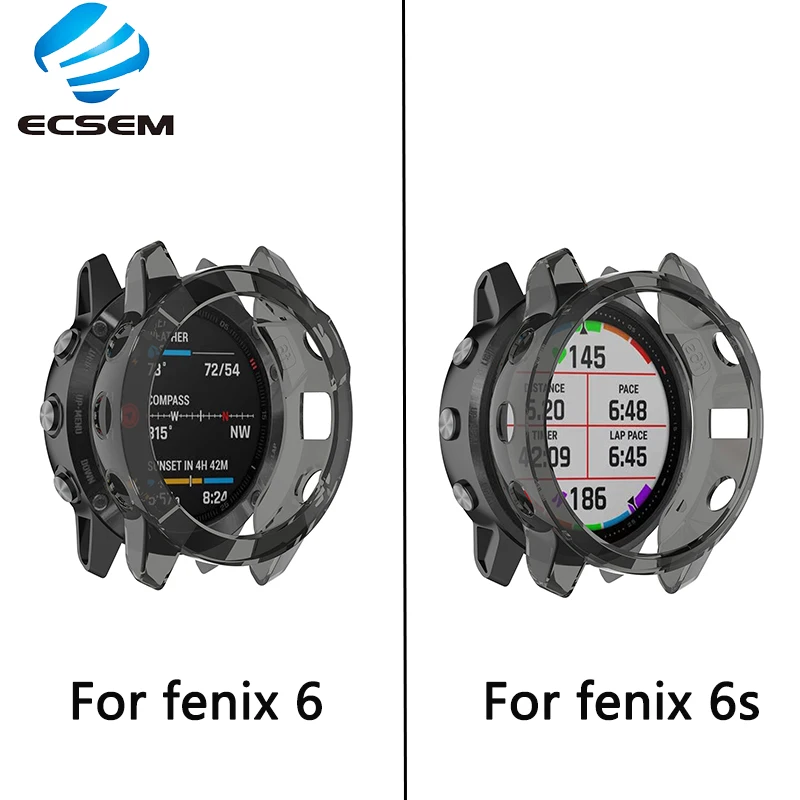 Защитный чехол для Garmin fenix 6 6s pro сапфировые аксессуары часов из ТПУ