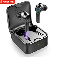 kingstar wireless headphones gaming headset bluetooth compatible 5 1 tws hifi earphones sport noise reduction earbuds and hd mic