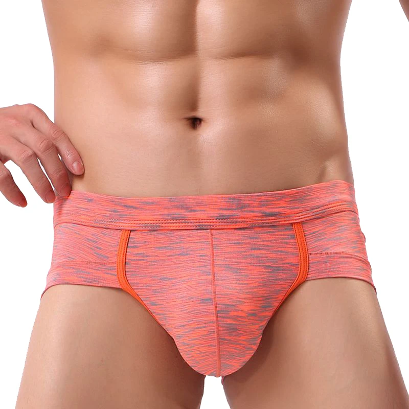 Трусы мужские нейлон однотонные пикантное мягкое нижнее белье |