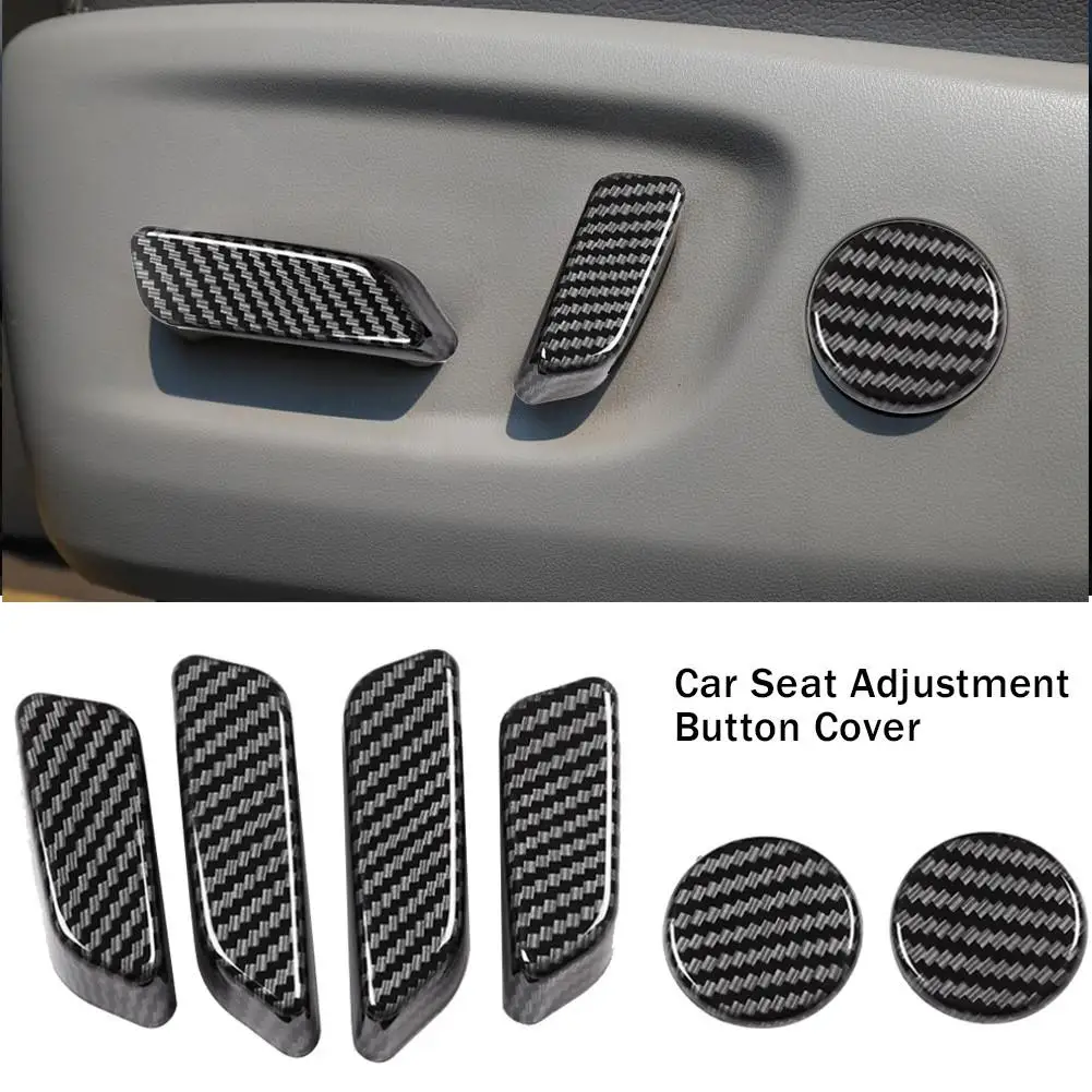 

6pcs/Set Seat Adjustment Botton Trim for Tesla model 3 Car Accessories Botton Trim for Tesla model 3 2019-2020 Accessories
