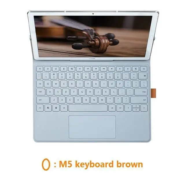 M5 Keyboard brown Чехол-подставка для клавиатуры huawei Mediapad M5, кожаный чехол-подставка для M5 10,8, M5 pro, 10,8 дюймов, huawei Mediapad M6 10,8, чехол для клавиатуры - Цвет: M5 Keyboard brown