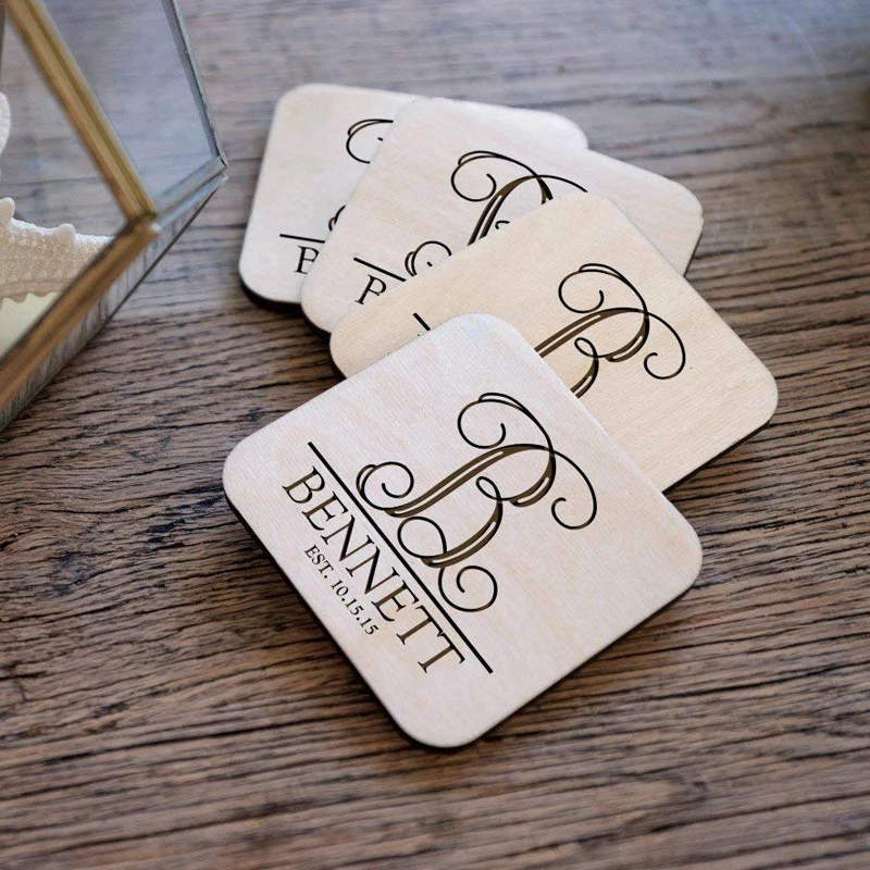 Подставки под дерево персонализированные подставки деревянные кусочки