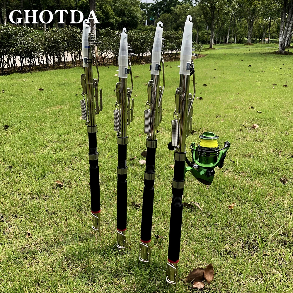 Автоматическая Удочка из нержавеющей стали для морской речной озерной рыбалки 1