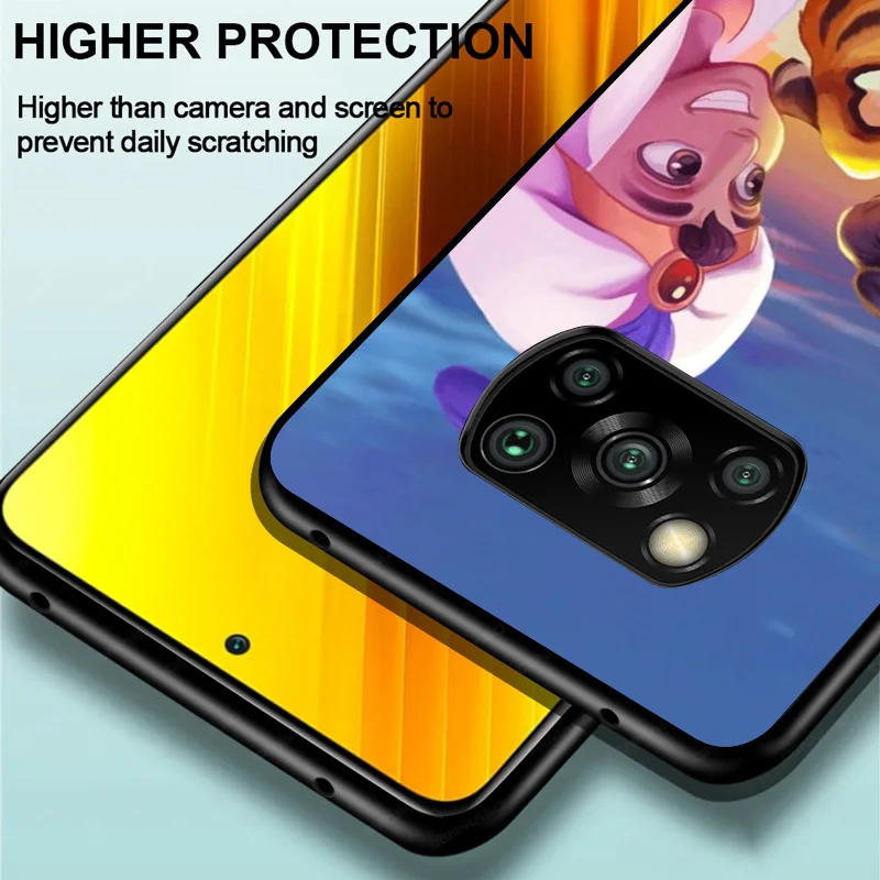 

Disney Cartoon Animation Aladdin Jasmine For Xiaomi Poco C3 M3 M2 X3 NFC X2 F3 F2 F1 Mi A3 A2 Lite Pro TPU Silicone Phone Case