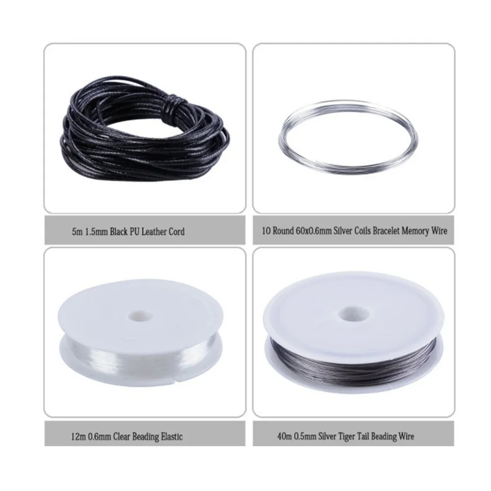 10 Grids DIY Findings And Beading Handmade Wires Pliers Necklace Materials Metal With Accessories Repair Tool Jewelry Making Kit | Украшения