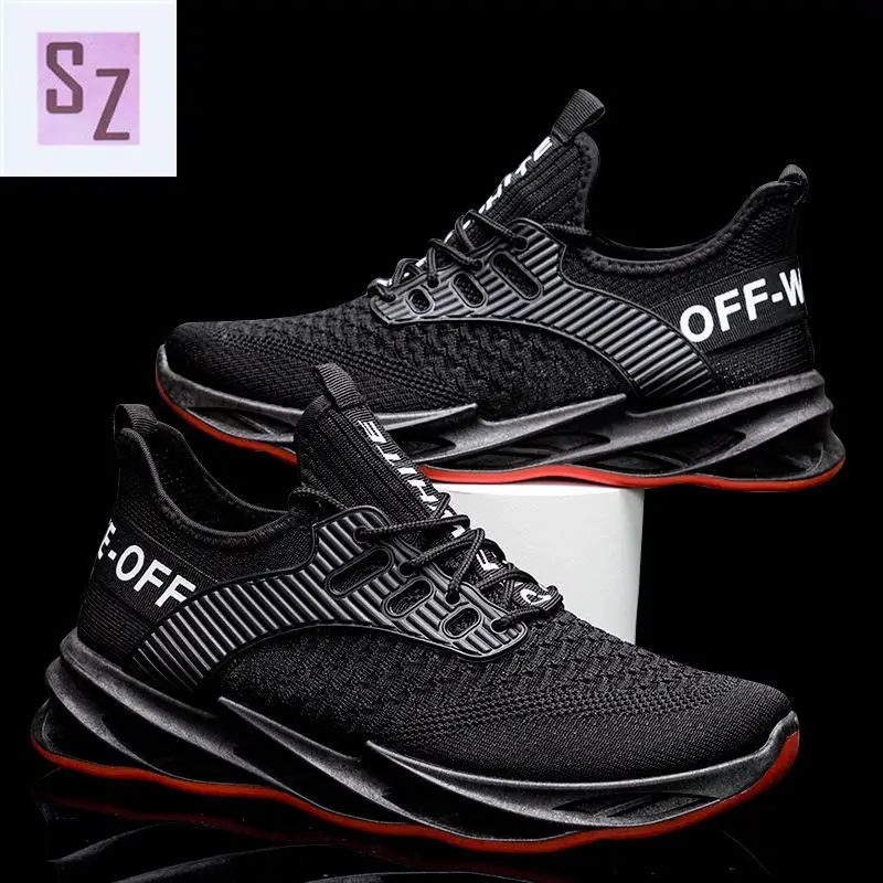 

2021 Men's Shoes Knife Edge Bottom Net Celebrity Sneakers Designer Student Running Shoes Wholesale Flying Shoes Fashion Sneakers