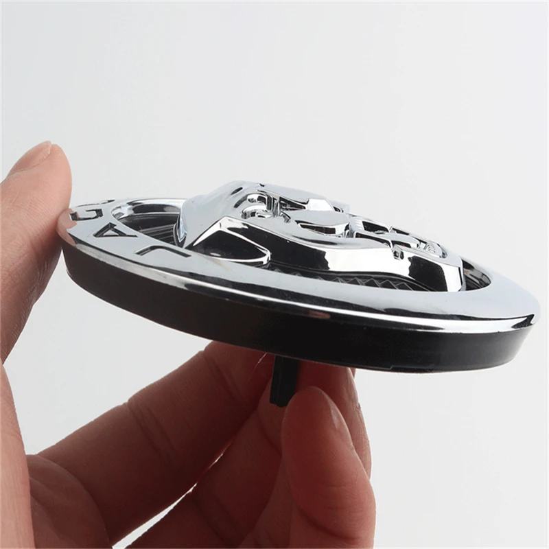 

Car Styling 3D ABS Plating Front Center Grille Emblem Badge Decals Accessories For Jaguar XF XJ XJL Sticker Decoration