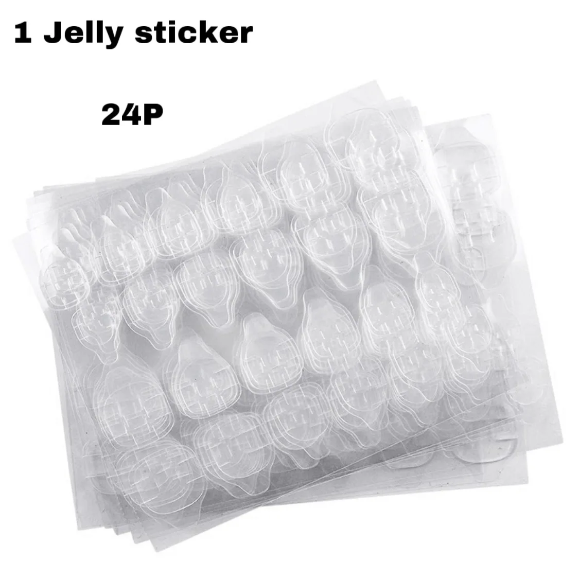 Накладные акриловые ногти с цветочным узором 24 наконечника искусственные для