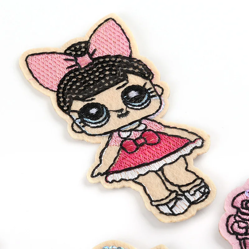 Милые красивые Мультяшные наклейки с блестками для девочек детские сделай сам